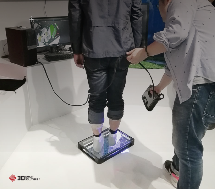 Einscan pro 2X quét bàn chân 