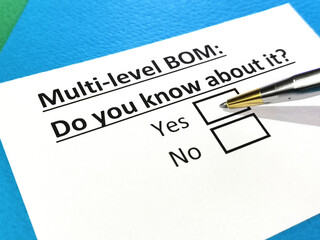 Hình ảnh mô tả về vai trò của Multi-Level BOM trong hoạt động của Doanh Nghiệp