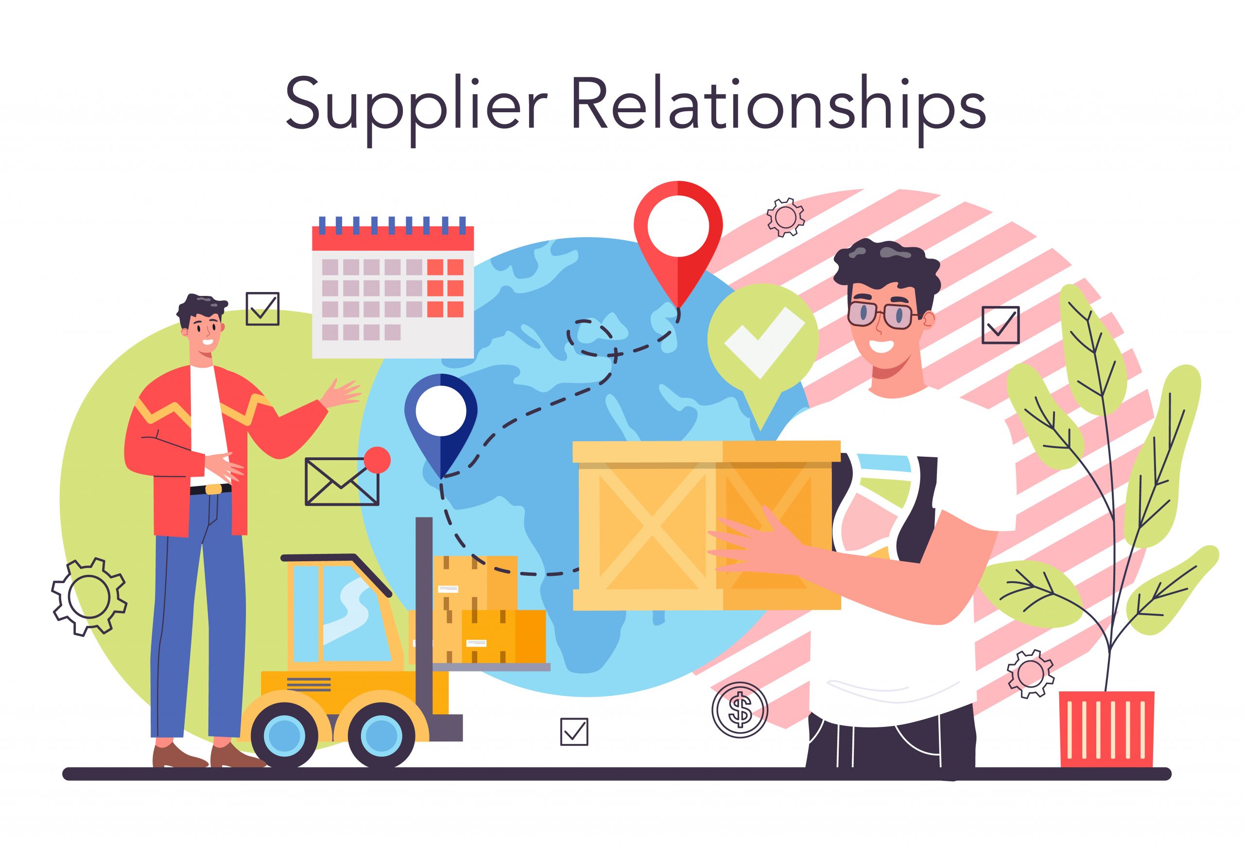 Hình ảnh về tất tần tật các quy trình trong quản lý mối quan hệ với nhà cung cấp
