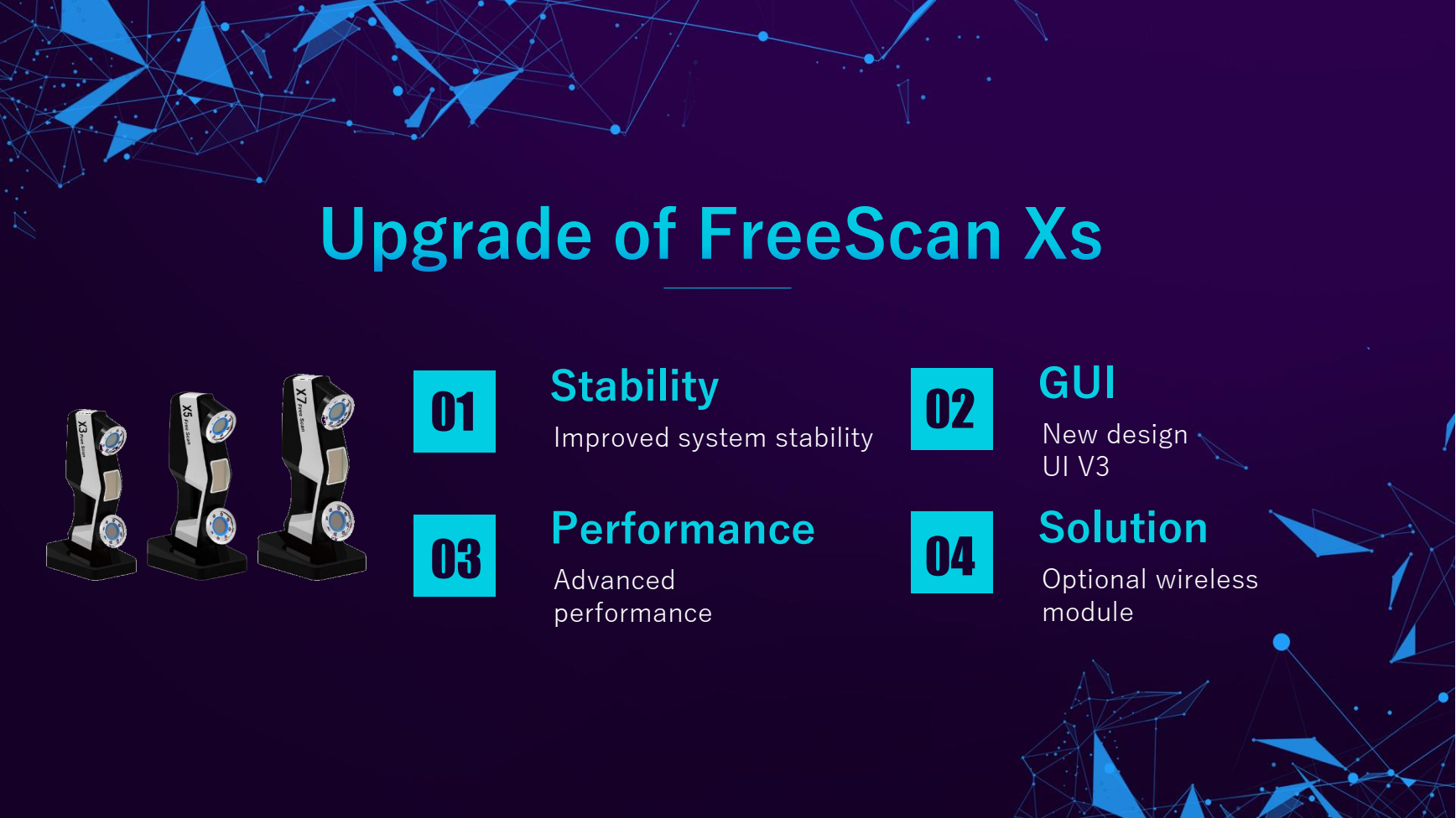FreeScan X Series song song nâng cấp phần cứng và phần mềm