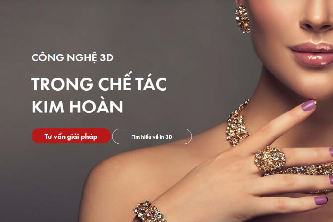 Giải pháp công nghệ 3D trong chế tác Kim Hoàn