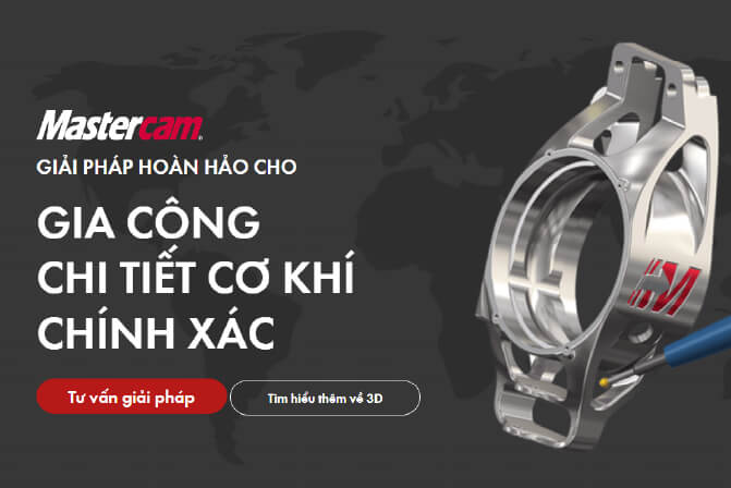 Giải pháp mastercam trong gia công CNC chính xác