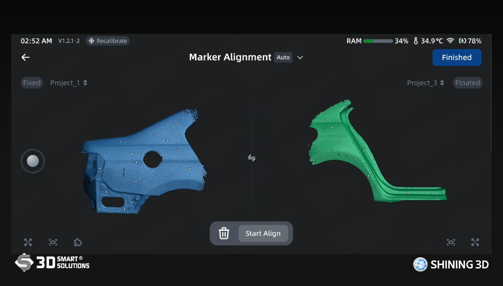 EinScan Rigil - Cập Nhật Tính Năng Mới Phiên Bản 1.2