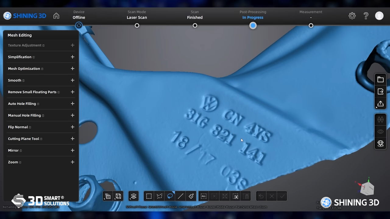 EinScan Rigil - Cập Nhật Tính Năng Mới Phiên Bản 1.2