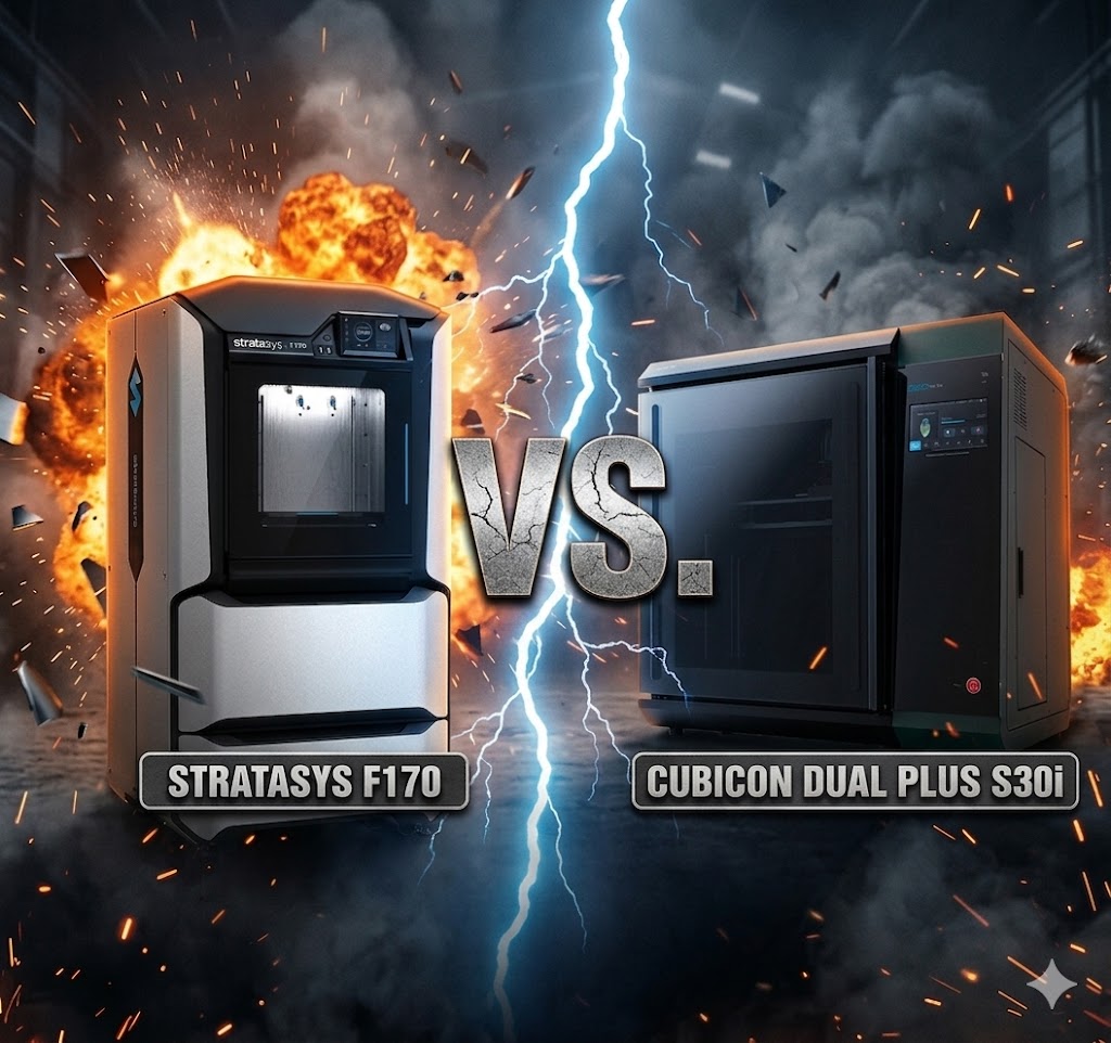 Stratasys F170 vs. Cubicon Dual Plus S30i – Đẳng cấp Công nghệ hay Sự ổn định Tuyệt đối?