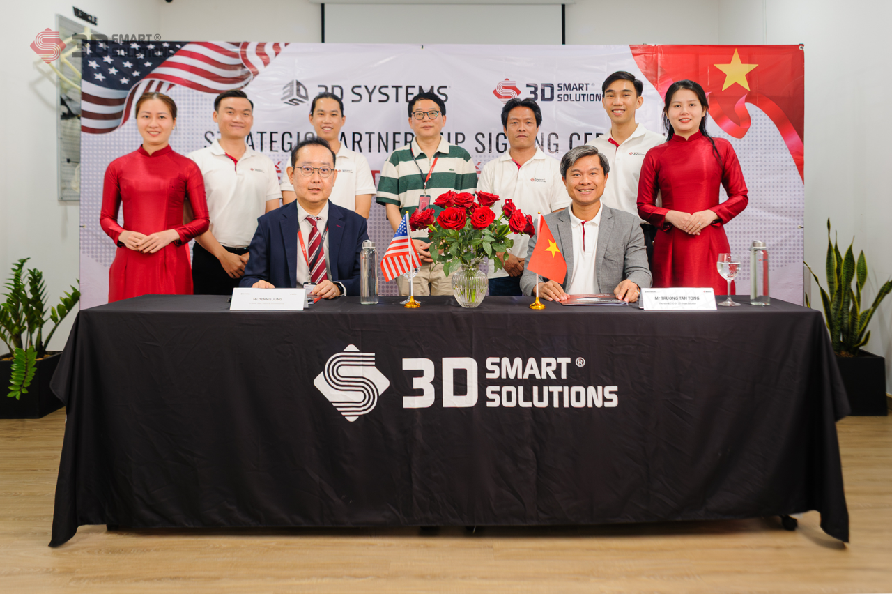 3D Smart Solutions chính thức ký kết hợp tác chiến lược cùng 3D Systems