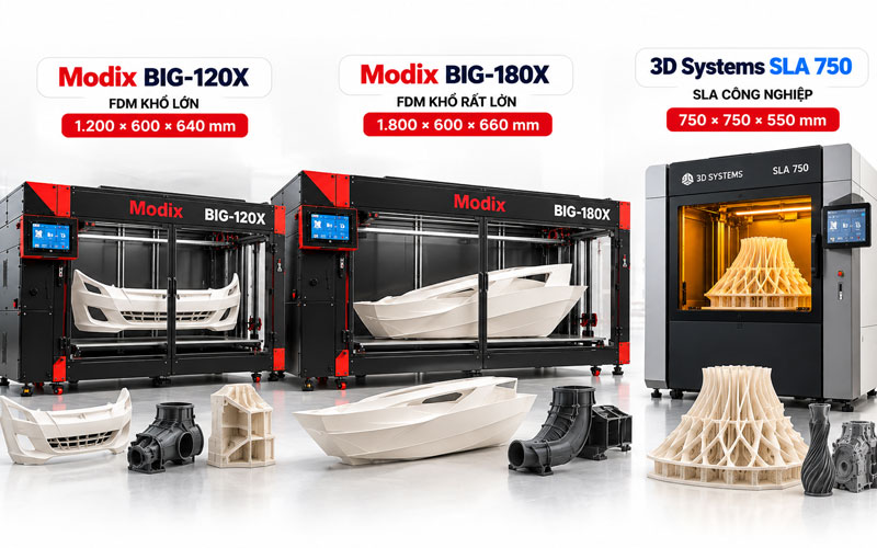 Báo giá máy in 3D khổ lớn chính hãng mới nhất