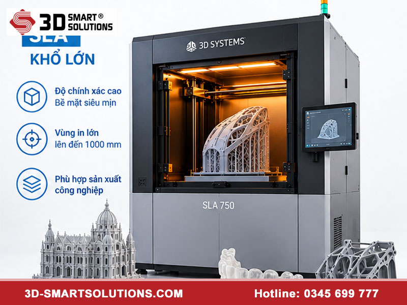 Giá máy in 3d khổ lớn