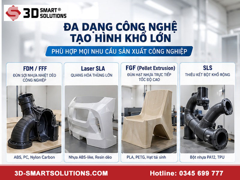 Máy in 3D công nghiệp khổ
