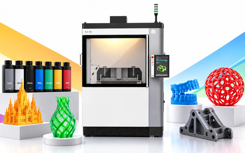 Máy in 3D nhiều màu: giải pháp tạo hình sống động chân thực