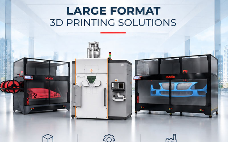 Máy in nhựa 3D khổ lớn: Giải pháp tạo mẫu chính xác