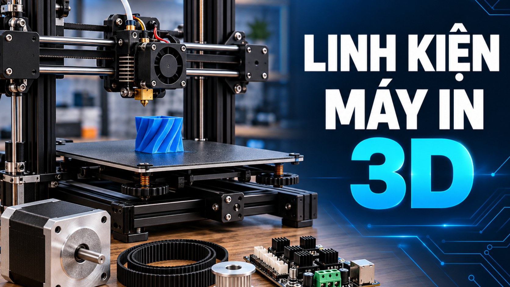 Linh kiện máy in 3D gồm những loại nào? Tìm hiểu chi tiết