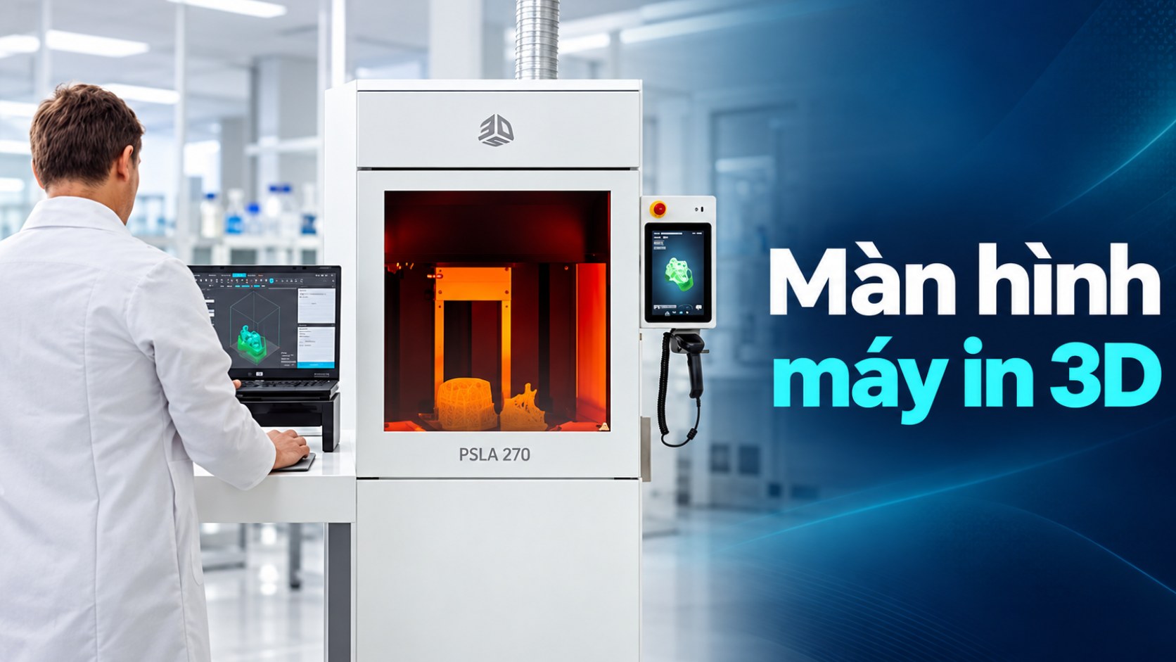 Màn hình máy in 3D có những loại nào phổ biến?